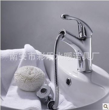 【水龍頭批發(fā) 銅單孔菜盆龍頭 臺盆面盆混水龍頭 廠家直銷(新款)】價(jià)格,廠家,圖片,水龍頭/水嘴,南安市彩樂水暖潔具廠-