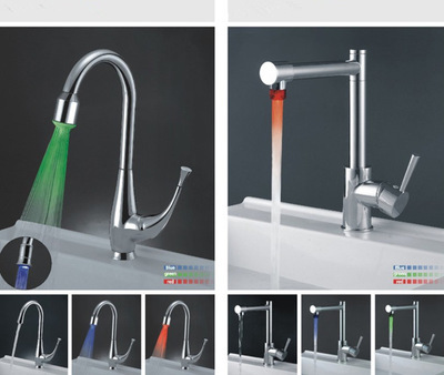 新款供應(yīng)多種樣式實用型LED水龍頭 款式新穎圖片,新款供應(yīng)多種樣式實用型LED水龍頭 款式新穎圖片大全,溫州市龍灣海城丟勒水暖潔具廠-